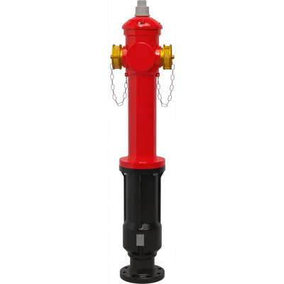 Image for 66/D DRY BARREL PILLAR HYDRANT STYLE EUR - DN 80 - BRASS CAPS