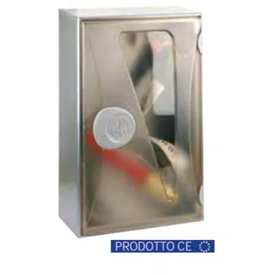 imagem para 2/PL FIRE HYDRANT WITH LAY-FLAT HOSE "Poly Line" STAINLESS STEEL CABINET