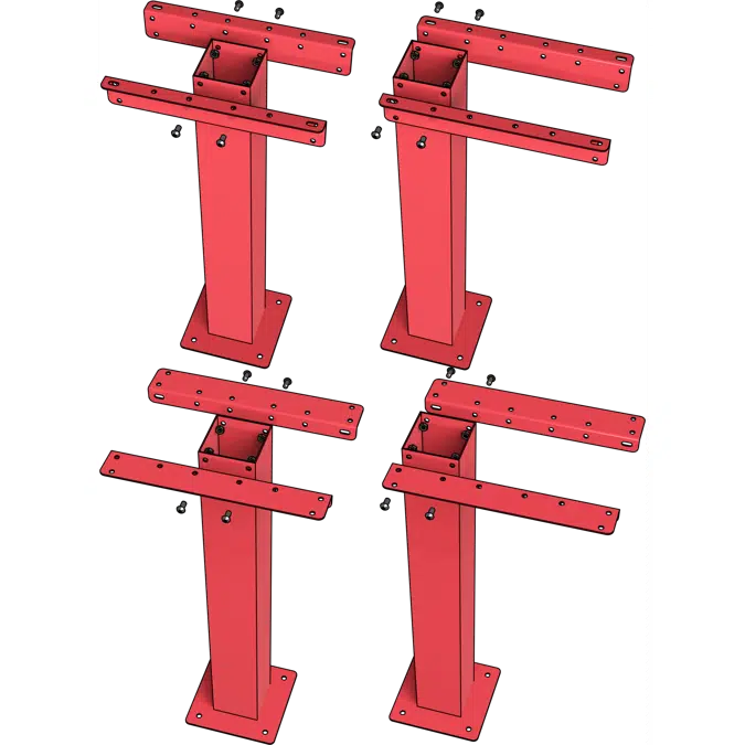 ART. 251/D PIANTANA CONVERTIBILE PER CASSETTE DN45 E DN70