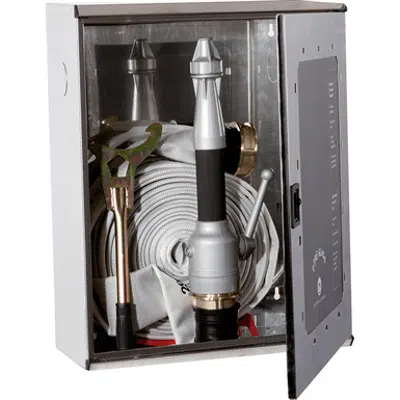 Зображення для 2/MX FIRE HOSE SYSTEM FOR FIRE SERVICE USE DN 70 - "Electa" STAINLESS STEEL CABINET