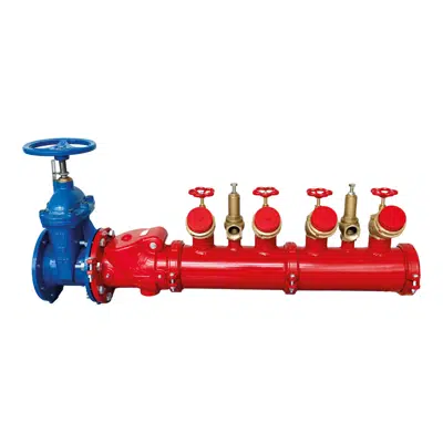 afbeelding voor 205/C FIRE BRIGADE CONNECTION - HORIZONTAL, STEEL COLLECTOR