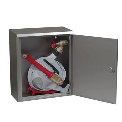 Image for 2/SX FIRE HYDRANT WITH LAY-FLAT HOSE "Murano Industrial" STAINLESS STEEL - METAL DOOR