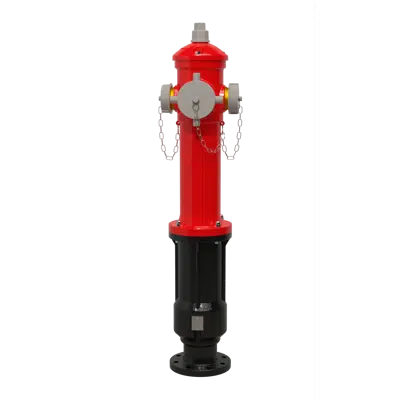 kép a termékről - 66/D DRY BARREL PILLAR HYDRANT STYLE EUR - DN 100 X 3 OUTLETS - ALUMINUM CAPS