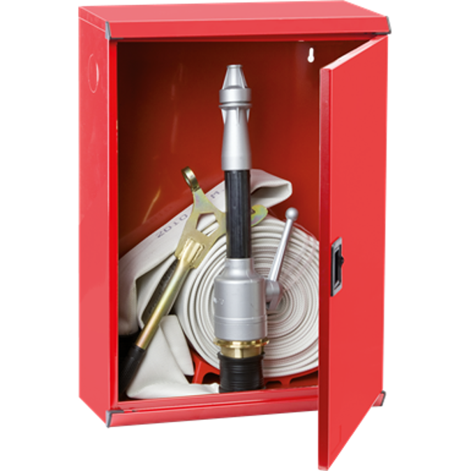 2/MP FIRE HOSE SYSTEM FOR FIRE SERVICE USE DN 70 - "Electa" METAL DOOR CABINET