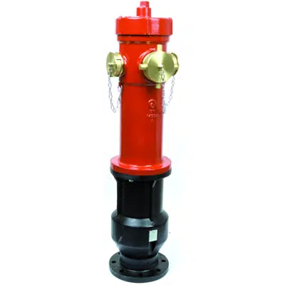 66/C DRY BARREL PILLAR HYDRANT STYLE EUR - DN 150 X 3 OUTLETS için görüntü