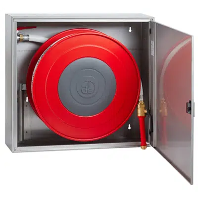 Image for 80/316 SWINGING FIRE HOSE REEL “Murano Collection” STAINLESS STEEL CABINET