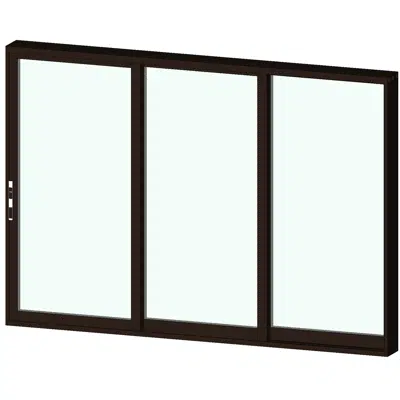 Image for AX550 Stacking Glass Walls 3 Panel