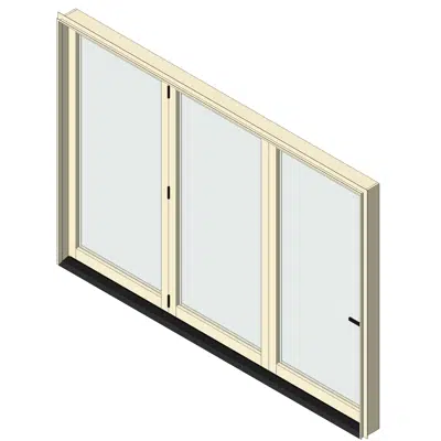 Image for AX550  Bifold Glass Walls 3 Panel