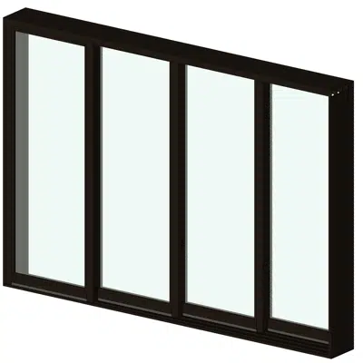 Image for AX550 Stacking Glass Walls 4 Panel