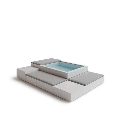 画像 Poolins Up Recta Small swimming pool