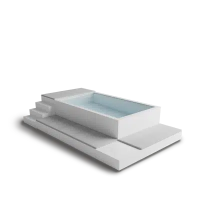 画像 Poolins Up Recta Large swimming pool