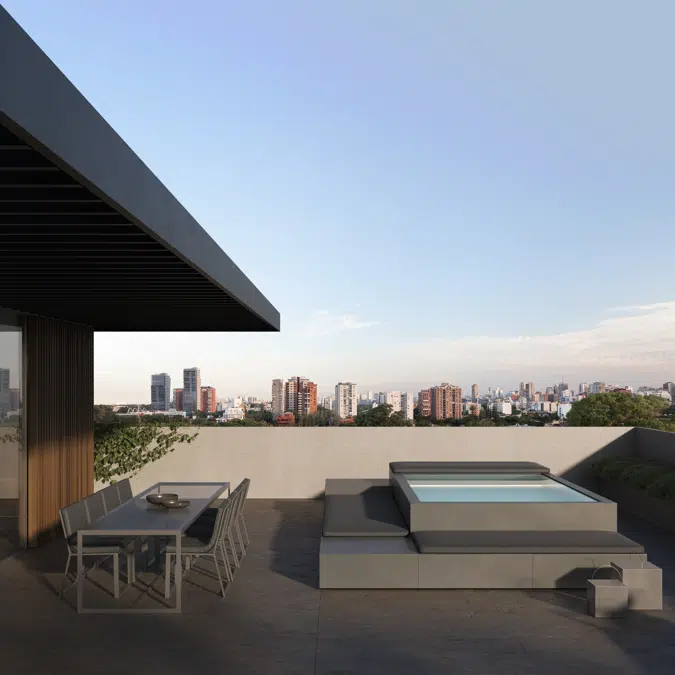 Poolins Up Recta Medium piscina