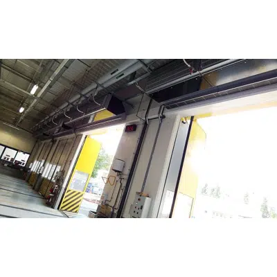 画像 Electric Heated Industrial Air Curtain - IndAC2