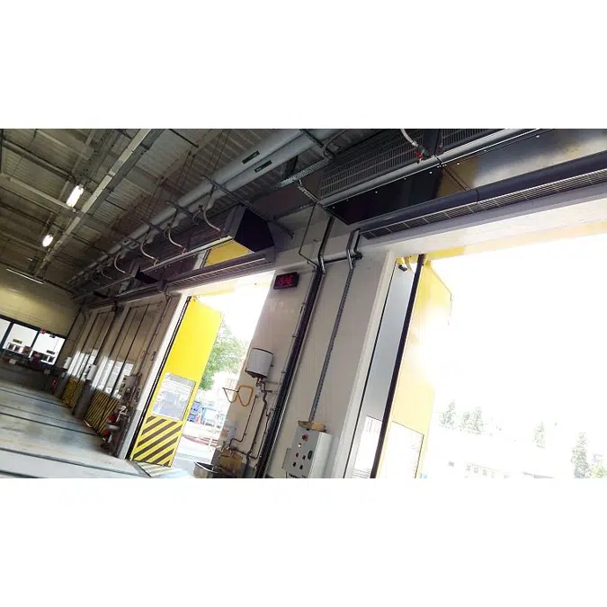 Electric Heated Industrial Air Curtain - IndAC2