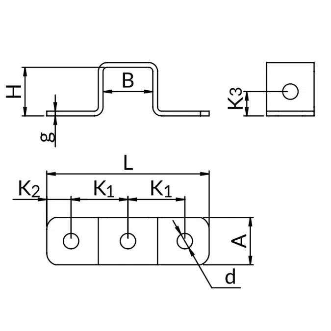 NICZUK Cap-shaped flat connector XK