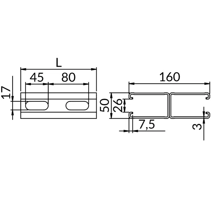NICZUK Double channel type 50-D