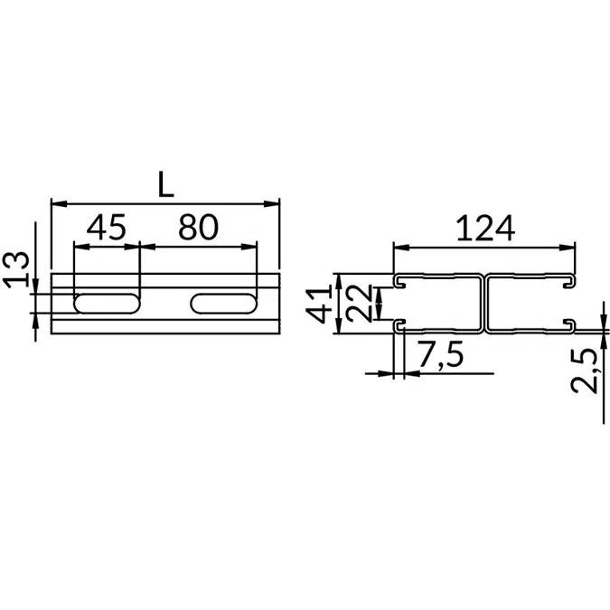 NICZUK Double channel type 41-D