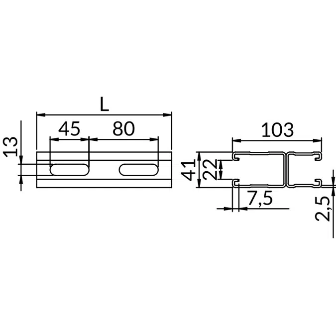 NICZUK Double channel type 41-D