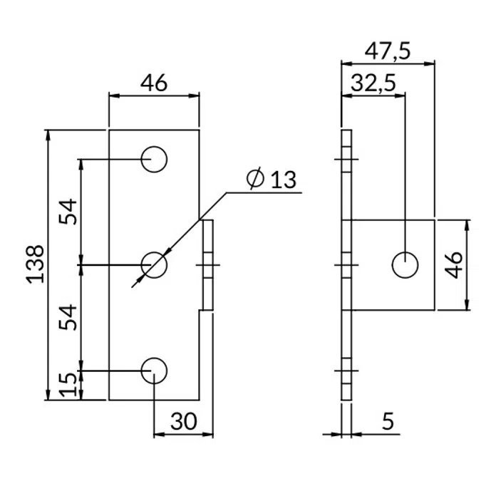 NICZUK Flat connector X10
