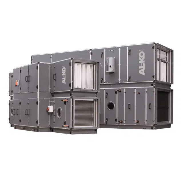 Modular AHU AT4 10.000m³/h Wettergeschützt HRS