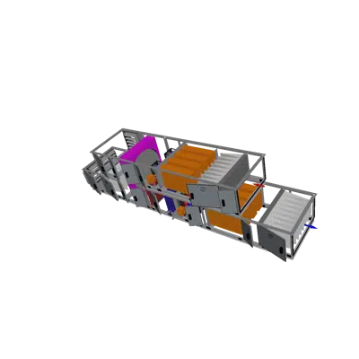 Image for Modular AHU AT4 5000m³/h Wettergeschützt Rotor