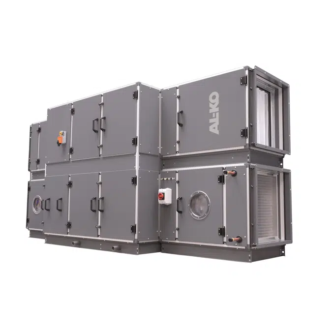 Modular AHU AT4 12.000m³/h Weatherproof HRS