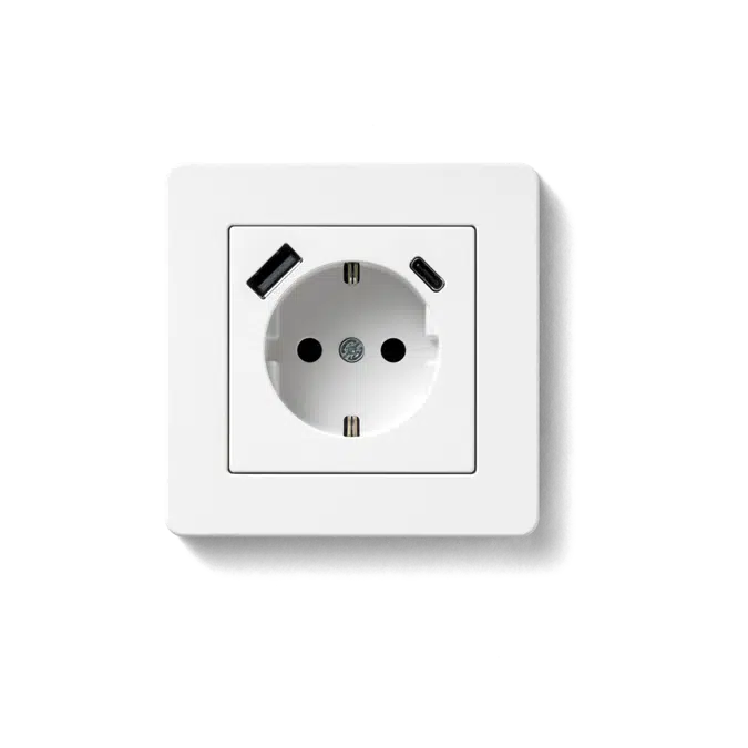 Gniazda SCHUKO® z ładowarką USB