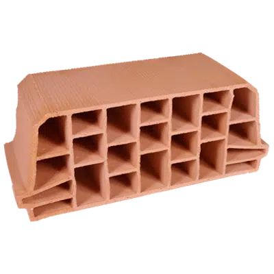 imagem para Hollow Clay Infill Block, 25 cm