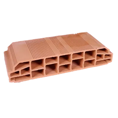 billede til Hollow Clay Infill Block for Steel Beams, 13 cm