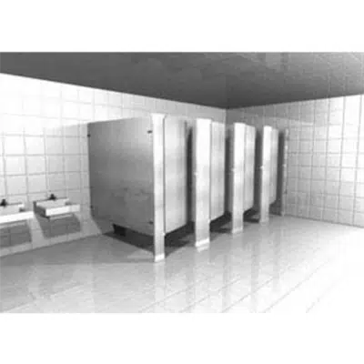 Image pour Powder Coated Toilet Partitions Floor Mounted