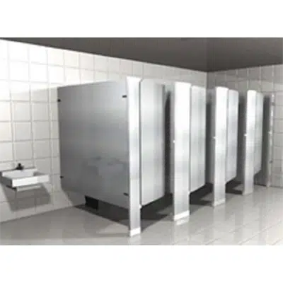 Image for Stainless Steel Toilet Partitions Floor Mounted