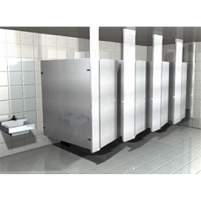 BIM objects Free download! Powder Coated Toilet Partitions Ceiling