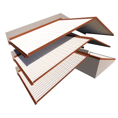 imagen para Standard Trims for Hiansa Roof Teja Panels