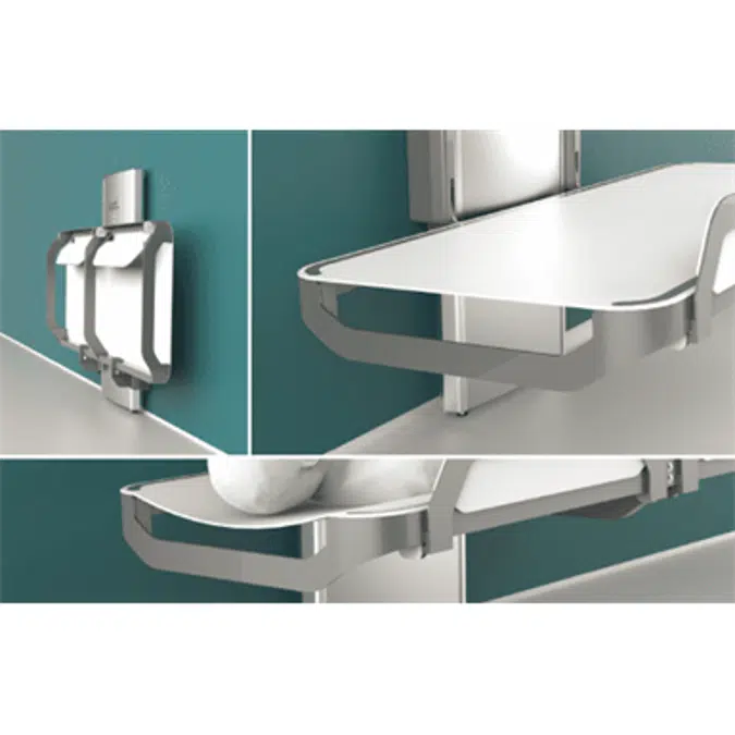 Astor Invincible Robust Wall Mounted Changing & Showering Table