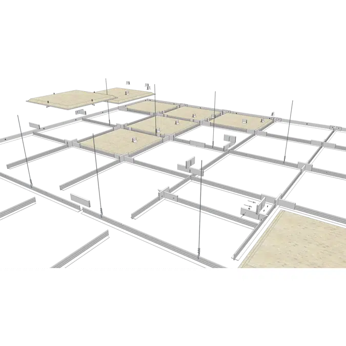 TR-35 Suspended Ceiling Panel Grid System