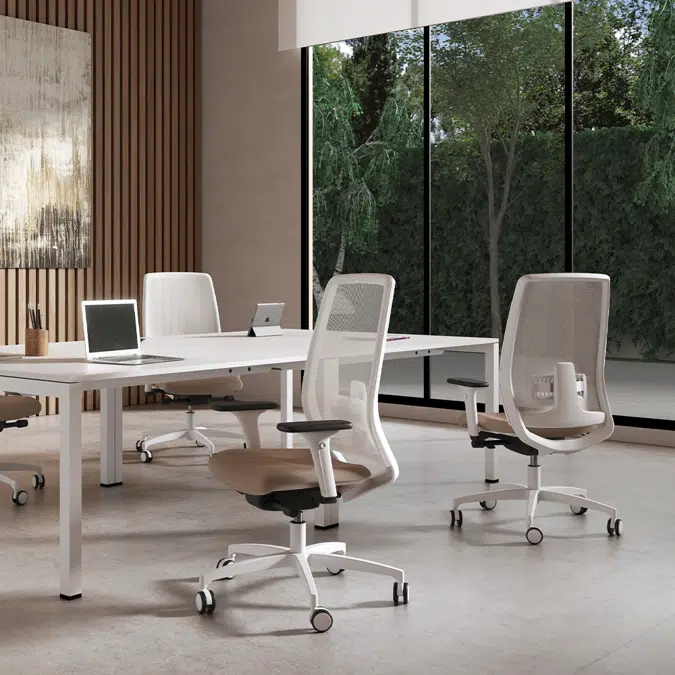 BIM objects - Free download! New light upholstered and mesh task chairs ...