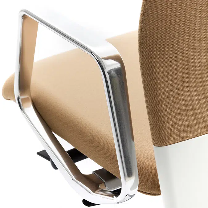 Boomerang upholstered task chairs