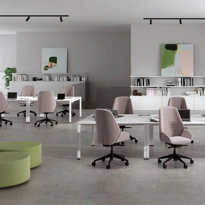 Sheru upholstered task chairs