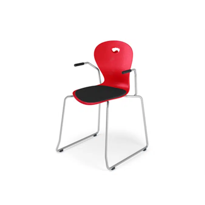 Chair Karoline med stand armrest large sh 45 cm