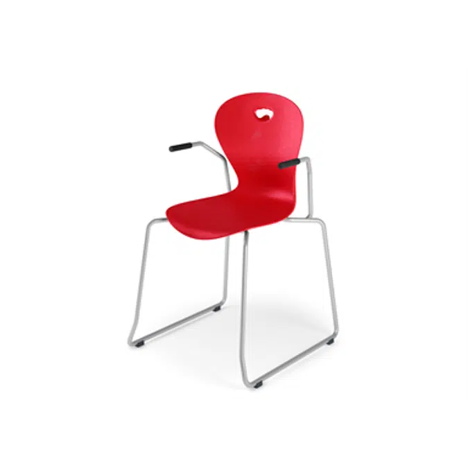 Chair Karoline med stand armrest large sh 45 cm