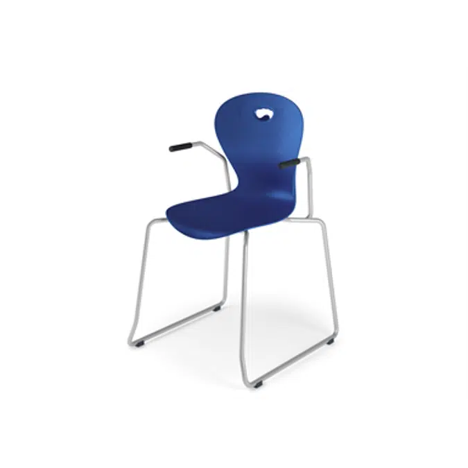 Chair Karoline med stand armrest large sh 45 cm