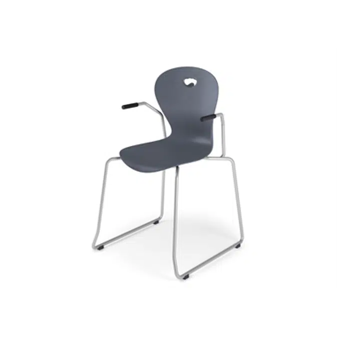 Chair Karoline med stand armrest large sh 45 cm
