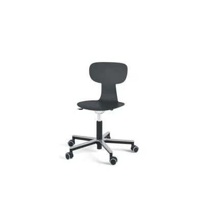 kuva kohteelle Take Alu -tuoli medium, kaasujousella ja pyörillä, istuinkorkeus 38 - 50 cm