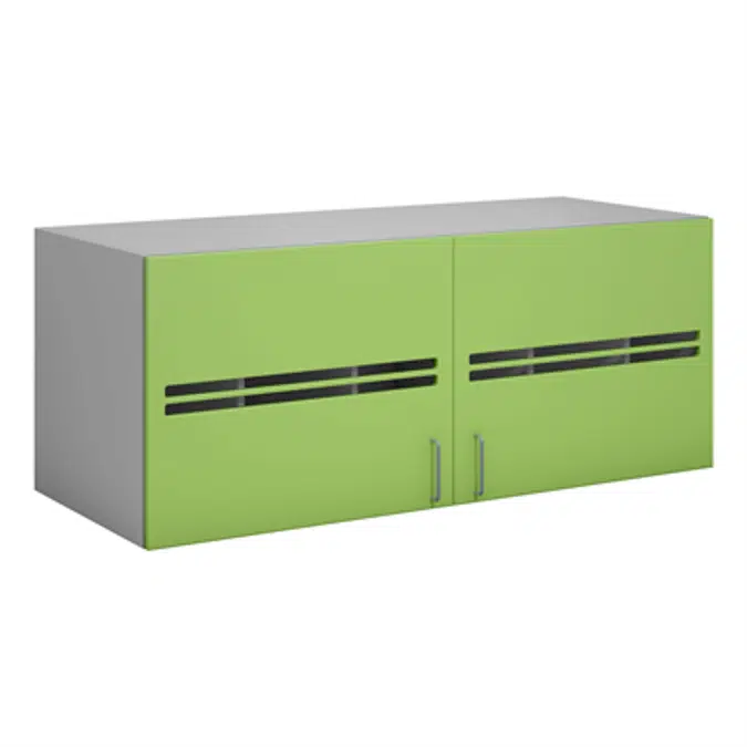 Norden bed linen cabinet B150xD60xH60 grey