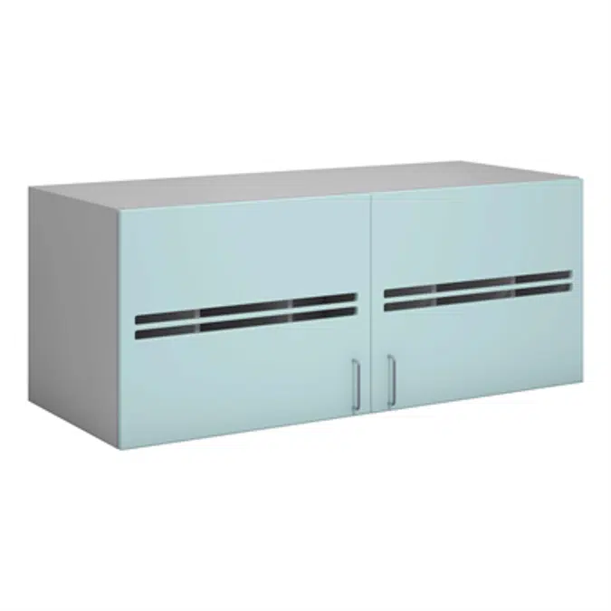 Norden bed linen cabinet B150xD60xH60 grey