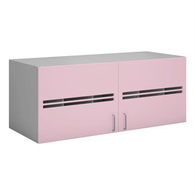 Norden bed linen cabinet B150xD60xH60 grey