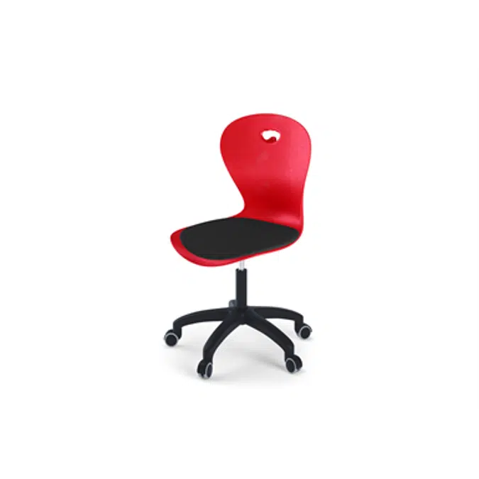 Chair Karoline gas large sh 50-70 cm with wheels