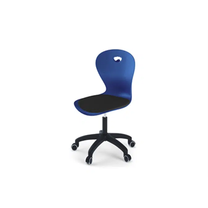 Chair Karoline gas large sh 50-70 cm with wheels