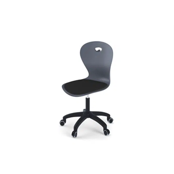 Chair Karoline gas large sh 50-70 cm with wheels