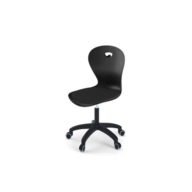 Chair Karoline gas large sh 50-70 cm with wheels